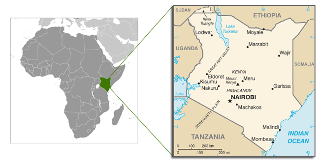 Kenya Map