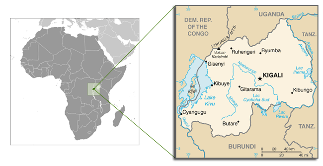 Rwanda Map